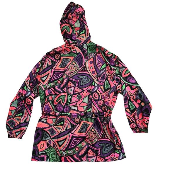 Vintage Speedo Authentic Fitness Windbreaker Jacket Women’s Large Pink - Picture 7 of 7